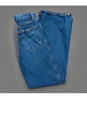 GOOD AMERICAN Womens Good Skate Jeans Size 4/27 High Waisted Blue 90s Fit